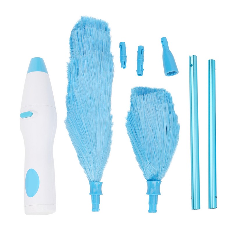 180° Bendable Electric Feather Duster Window Blinds Furniture Cleaning Tool
