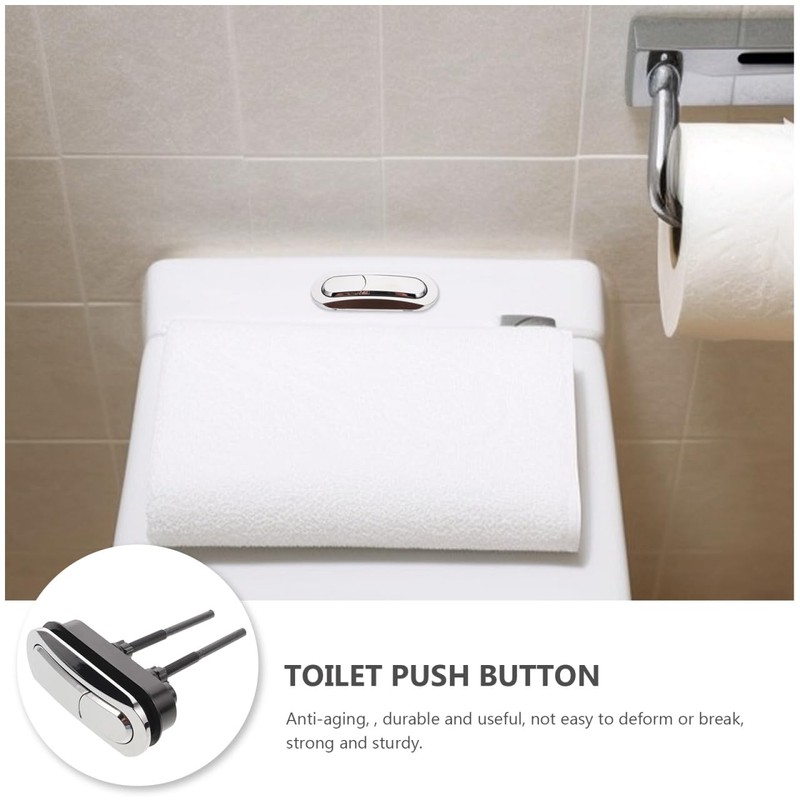 DOITOOL Dual Flush Valve Replacement Button 11x4 cm Toilet Tank