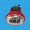 Solar Flashlight | Hand Crank Outdoor Flashlight | Weatherproof Solar