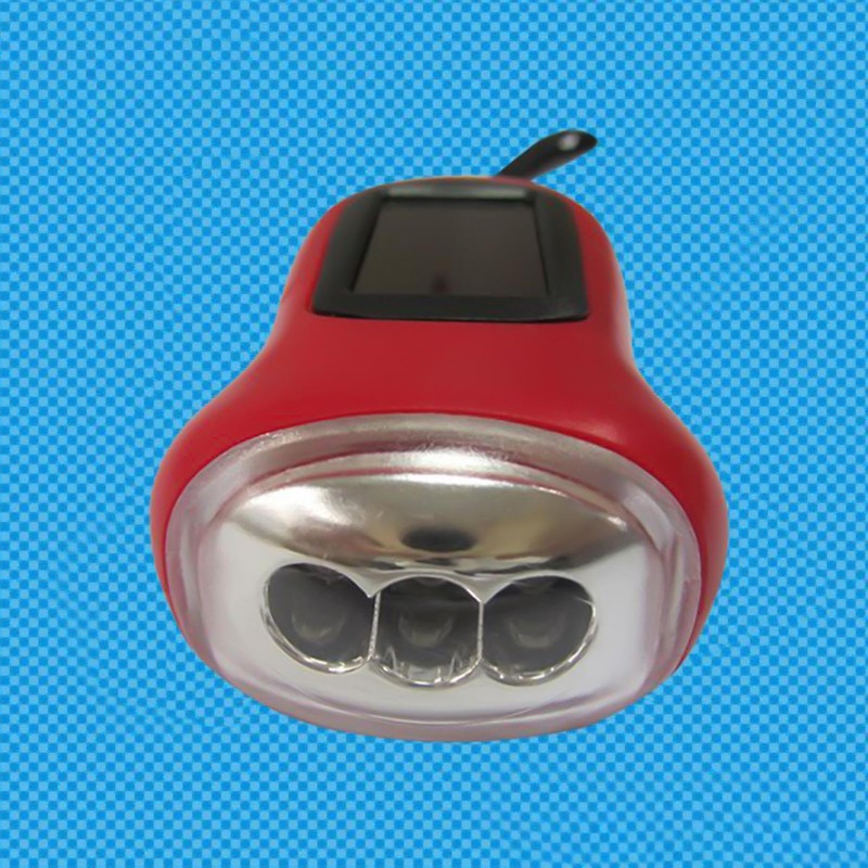 Solar Flashlight | Hand Crank Outdoor Flashlight | Weatherproof Solar