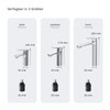 AM.PM Hit FTA02200 Washbasin Tap with Single-Lever Mixer Tap Short