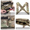 VOTAGOO Tactical Chest Rig with Triple 5.56/7.62 Mag Pouch, X-Harness