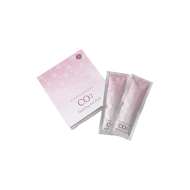 Hanajiru Sparkling Face Gel Pack (10g x 6 Pack)