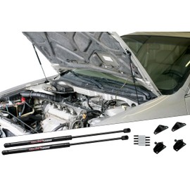 Redline Tuning 21-18011-02 Hood QuickLIFT-Plus System Compatible with Honda Accord 1998-2002 (All Black Components)
