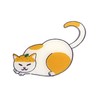 Cat Riders Coaster Acrylic Cat Cute Hanging Animal Kitchen Office