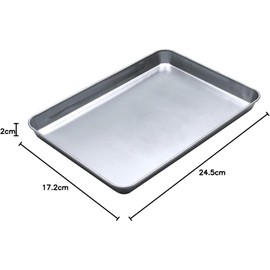 Takagi Stainless Steel Square Tray, Deep, Large, Silver