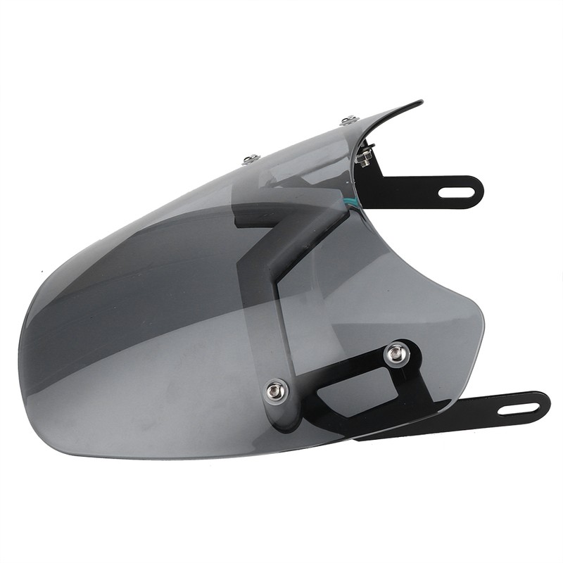 Motorcycles Wind Deflector Front Windshield W/V Lights LED Turn Signals