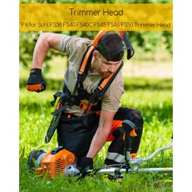 GUZIKO Trimmer Head Fit for Stihl FS38 FS40 FS40C FS45 FS46 FS50 Trimmer Head AutoCut C6-2 Weed Eater Head Replace 4006 710 2126 40067102140 4006712106