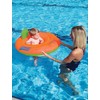 Zoggs Baby Zoggy INFLatable Trainer, Swim Seat, Orange/Green, 0-12 Months/0-11