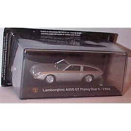 PANINI LAMB0RGHINI 4000GT Flying Star II 1966 Silver car 1:43 scale diecast model