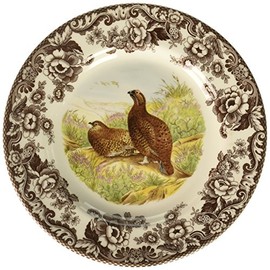 Spode Woodland Red Grouse Dinner Plate