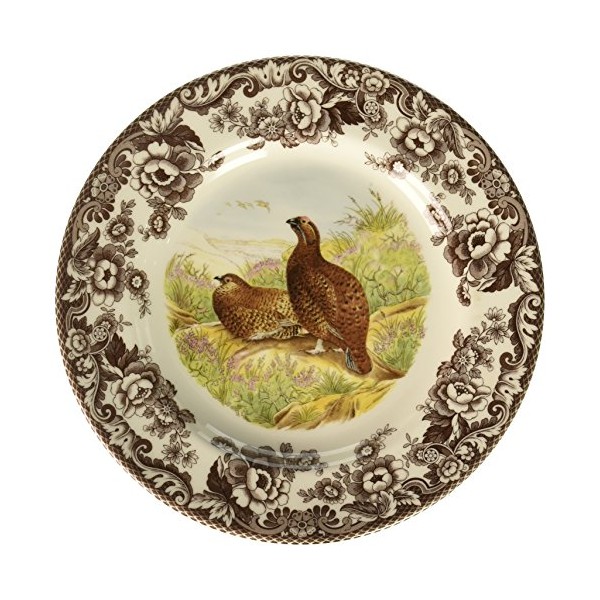 Spode Woodland Red Grouse Dinner Plate