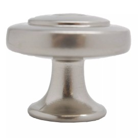 LIBERTY Geary Round Ring Cabinet Knob Pull Satin Nickel P29526-SN-C 25+FREESHIP