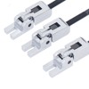 6PCS Metal Guitar Tremolo Saddles Double Locking System String Saddle