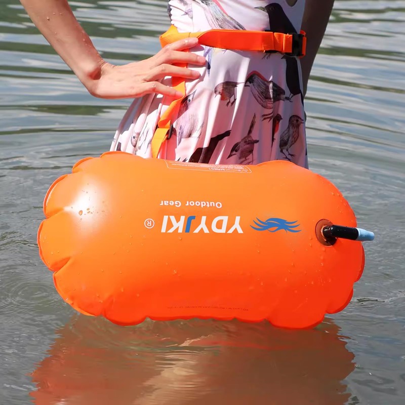 YDYJKI 2 Pack Swim Buoy for Open Water, Pool Floats