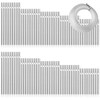 sansheng 90pcs Wind Chime Tubes for Home Garden Outdoor Hanging