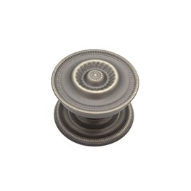 Restore Hardware 2" Sheraton Furniture Drawer Knob Hepplewhite Victorian Federal Cabinet Knob Exact Replica of an Antique Original Solid Brass, Antiqued