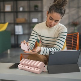 Travel Pill Organizer - Pill Dispenser Weekly Organizer Container - Daily Holder Container Portable for Kids Men Women Travel Indoor Work School Outdoor Purse Bag Fish Oil Organization