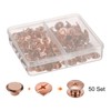 HARFINGTON 50 Sets Chicago Screws Leather Rivets, M5 3/16-Inch Belt