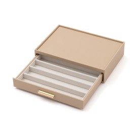 Francfranc Stacking Jewelry Box Necklace Beige