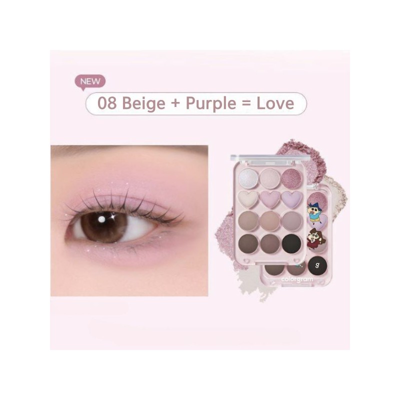 COLORGRAM Pin Point Eyeshadow Palette 9.9g [COLORGRAM X SHINCHAN Limited