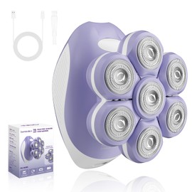 Bartrimber 7D Electric Razor for Women: Fast & Painless Full-Body Shaver for Legs & Face – Waterproof Hair Remover with Light & Travel Cover – Wet/Dry Use, Smooth Close Shave, Birthday Mother’s Gift