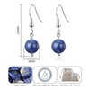Philip Jones Lapis Gemstone Round Drop Earrings