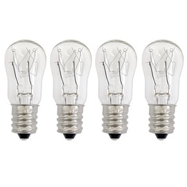 WE05X20431 Dryer Drum Replacement Bulbs,120V/10W/E12,Dryer Light Bulb Compatible with GE & Hotpoint Dryers, 4-Pack
