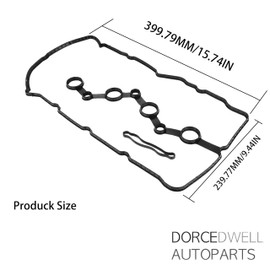 Engine Valve Cover Gasket Set - VS50892 22441-2GGB0 224412GGB0 - Fits 2.0 2.4L Hyundai Sonata Santa Fe 2015-2020 & Kia Sorento Optima 2016-2020