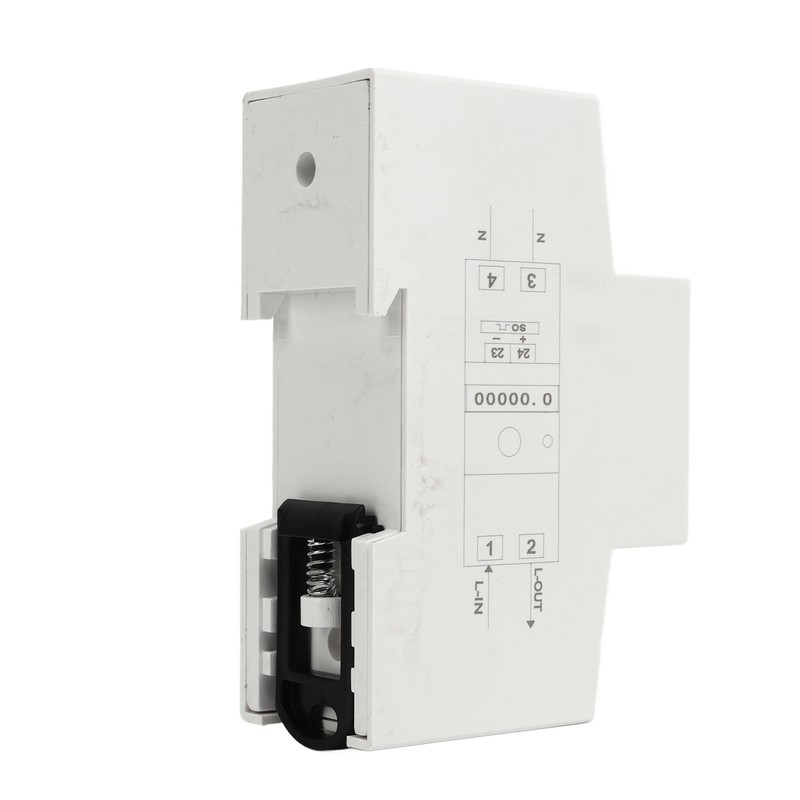 Single Phase Energy Meter LCD Display DIN Rail 2P Total