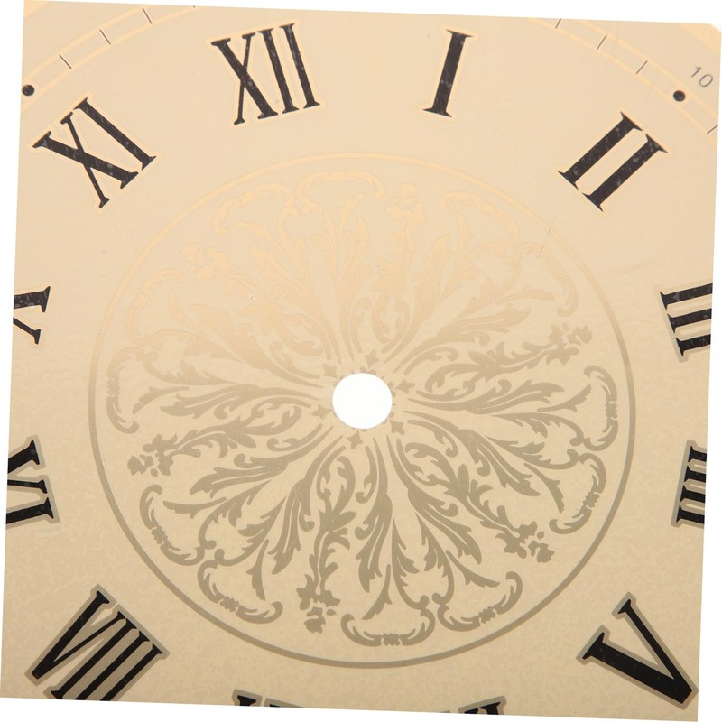 Mipcase 2pcs Aluminum DIY Clock Dial Replacement Stylish Roman Numeral