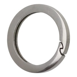 KOYOKOMA Key Ring, Titanium Alloy, Round, Keys, Easy Installation, Lightweight, Durable, Simple Design, Outdoor Activities