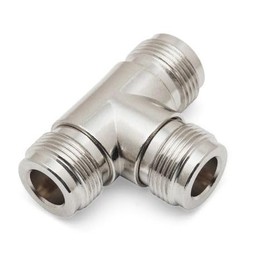 N-TYPE T-PIECE 3 x FEMALE ADAPTER N TYPE 3 x FEMALE CONNECTOR