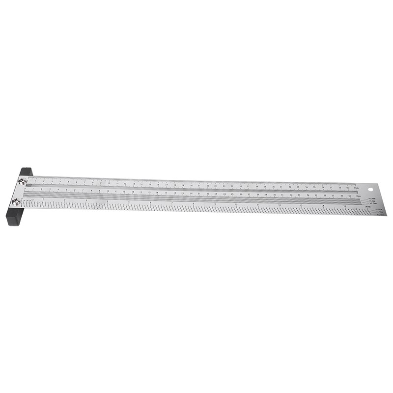 Ultra Precision Marking Ruler Stainless Steel Woodworking Scribing Ruler Gauging