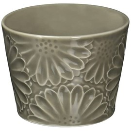 Hasamiyaki 323090216 Soba Boar Cup Approx. 5.1 fl oz (150 ml), Marigold, Gray, Made in Japan