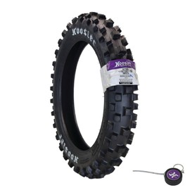 Hoosier Racing Tire 110/100-18 IMX25 Dirt Bike Rear Tube Type Tire Ideal for 125, 250, 450cc Bikes with Hoosier Keychain