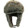 Faux Fur Camo Coloured Ushanka Style Hat (Large (58/59))
