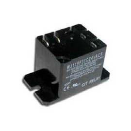 Cit Relay and Switch - J115F31A120VACS - Power Relay; 120 VAC; 1A SPST-NO; 40 Amps; Panel Mount; Single Side Stable; Yes; Coil Power; Standard Profile; AgSnO2In2O3 (1 Item)