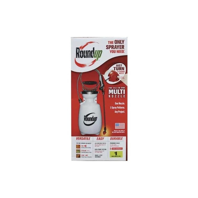 Roundup 1 Gallon Multi Use Hand Pump Chemical Garden Lawn