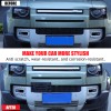 dreamcar2022 Aluminum Bumper Tow Hook License Plate Mount Bracket For