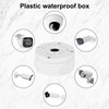 4 Pcs Camera Junction Box: Waterproof Junction Box for Security
