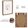 VAUWINEK 11x14 Picture Frame, Display Photos 5x7/8x10 with Mat or
