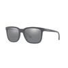A|X ARMANI EXCHANGE Men's AX4112SU Universal Fit Rectangular Sunglasses, Matte