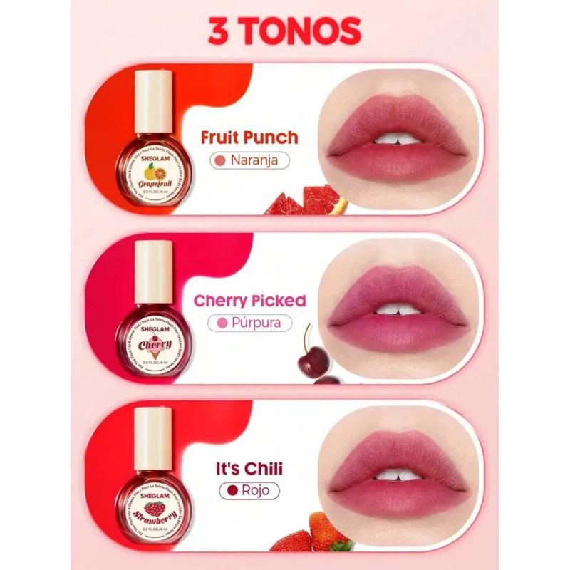 Sheglam For The Flush Lip & Cheek Tint Acabado Tinta