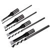 Square Hole Drill Bits for Wood,4pcs Woodworking Square Mortise Drill