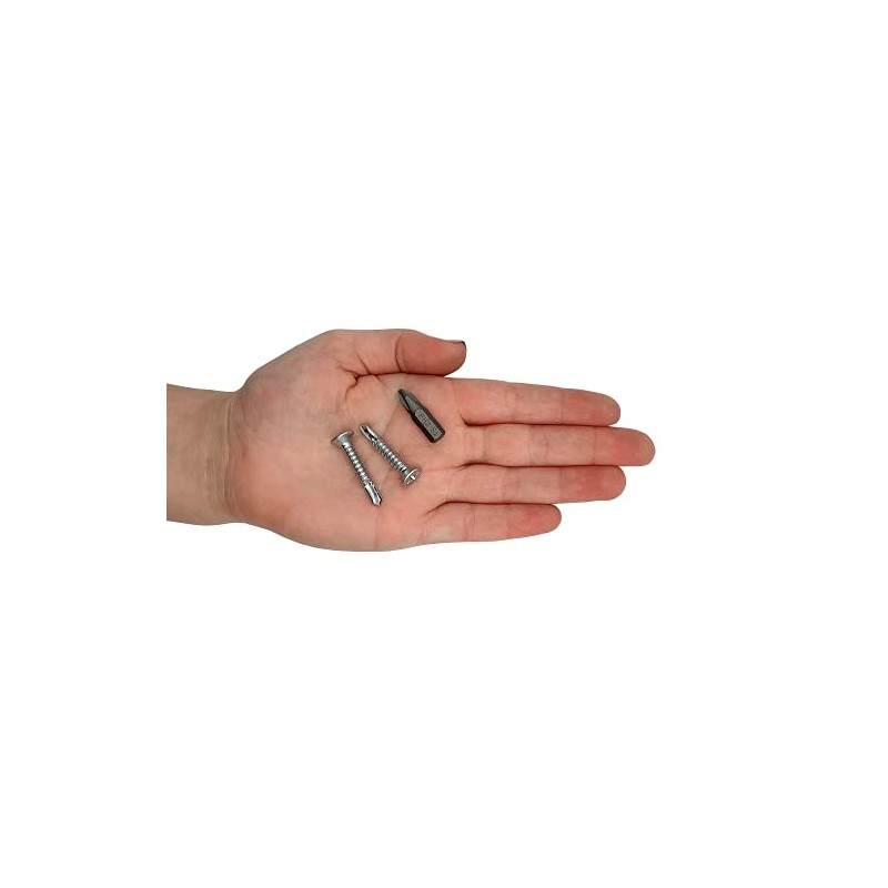 Pack of 50 DIN 7504 P Galvanised Steel 5.5 x