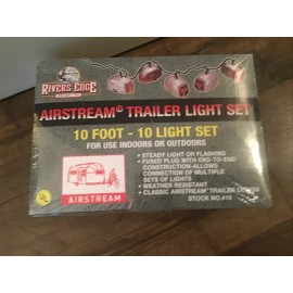 Rivers Edge Products NEW SEALED Rivers Edge Airstream Trailer 10 Light Set 10' Indoor Outdoor