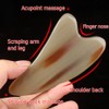 2Pcs Gua Sha Plate Buffalo Horn Guasha Board Massage Scraping