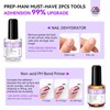 SAVILAND Quick-dry Builder Nail Gel Kit: Clear Pink Builder Hard