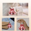 Cheerleader Pin Me Bow Keychain for Cheer Bag Backpacks Accessories
